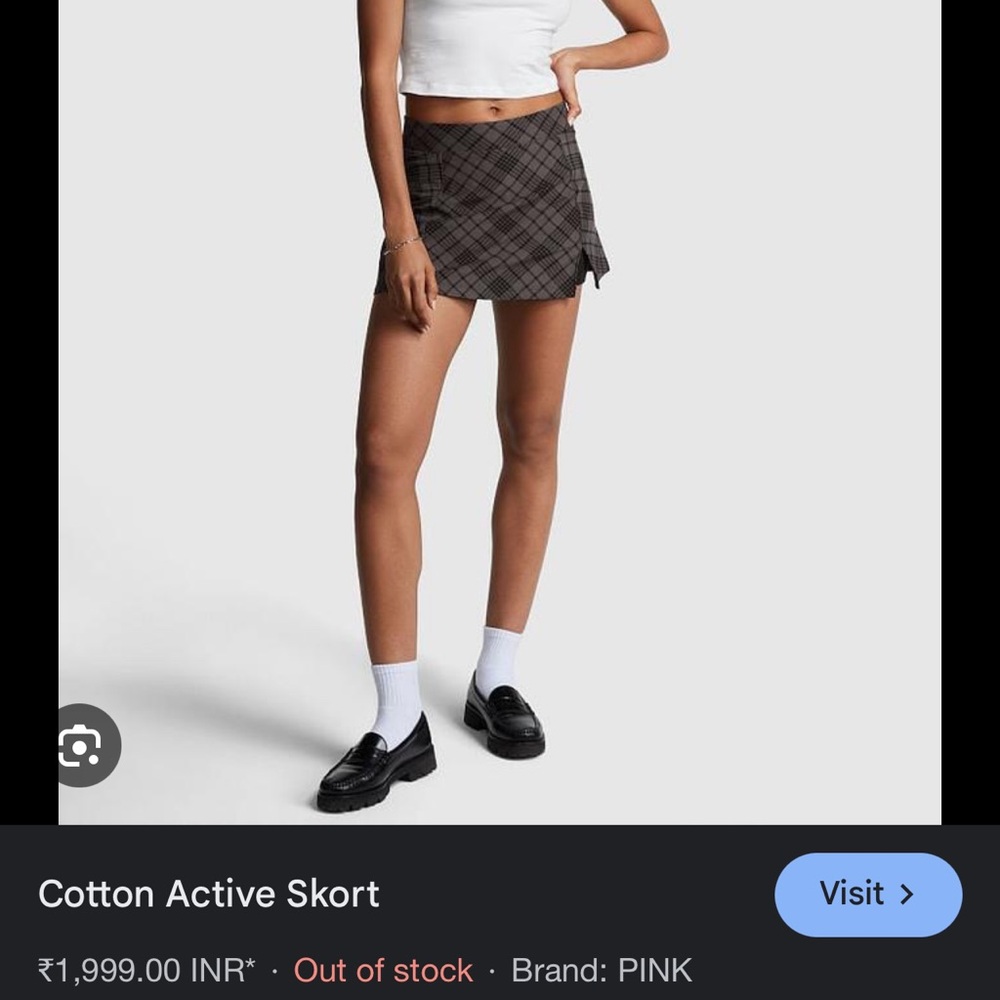 PINK Victoria's Secret Cotton Active Skort
